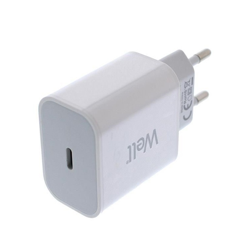Incarcator retea, universal, USB C, PD 20W, 5V, alb - imagine 4